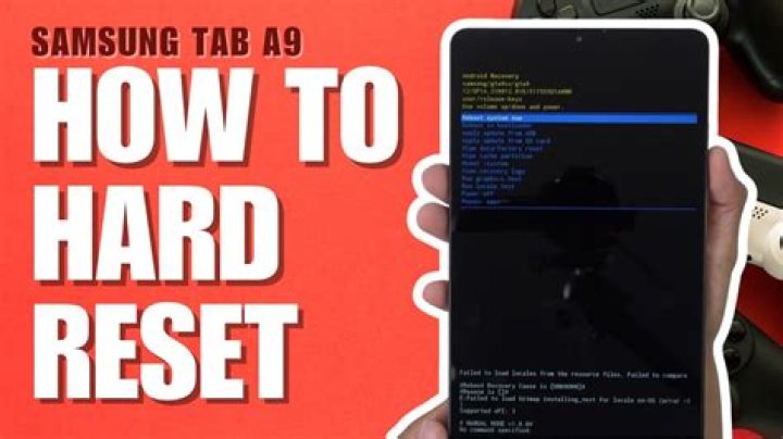 Reset samsung tablet - How To Discuss